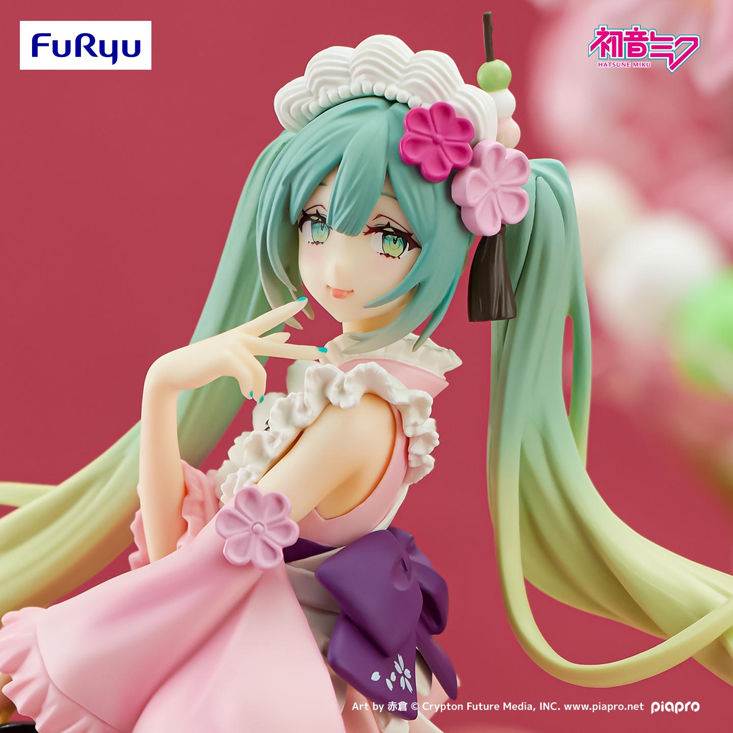 Hatsune Miku - Exc∞d Creative SweetSweets Matcha Parfait Sakura Miku Figure