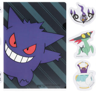 Pokémon - ICHIBANKUJI Type : Ghost Gengar Filecover & (mini stickers) G