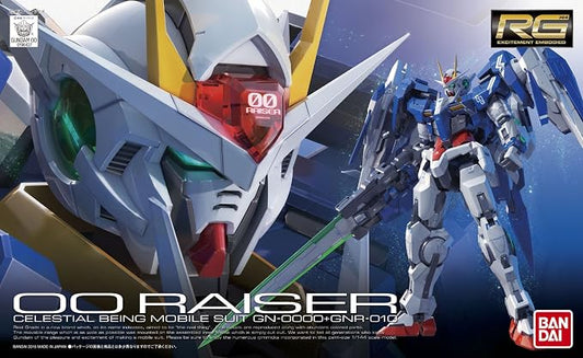 Gundam - RG 1/144 GN-0000+GNR-010 Double O Riser "Mobile Suit Gundam 00"