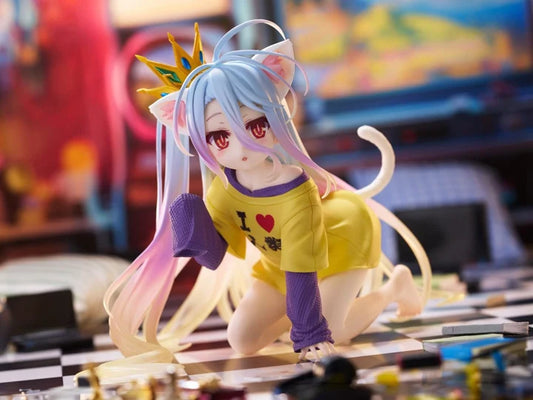 NO GAME NO LIFE - Desktop Cute Shiro (Cat Ear T-Shirt Ver.)