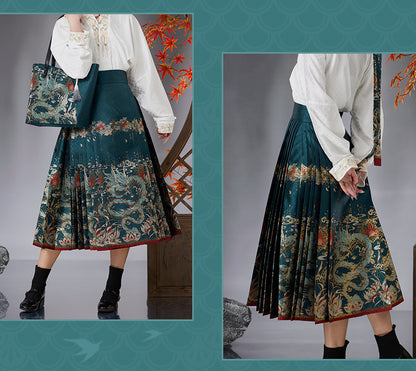 Honkai: Star Rail - miHoYo Dan Heng (Imbibitor Lunae) Mamian Zipper Skirt