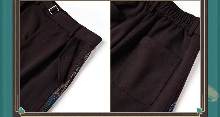 Honkai: Star Rail - miHoYo Aventurine Embroidered Pants