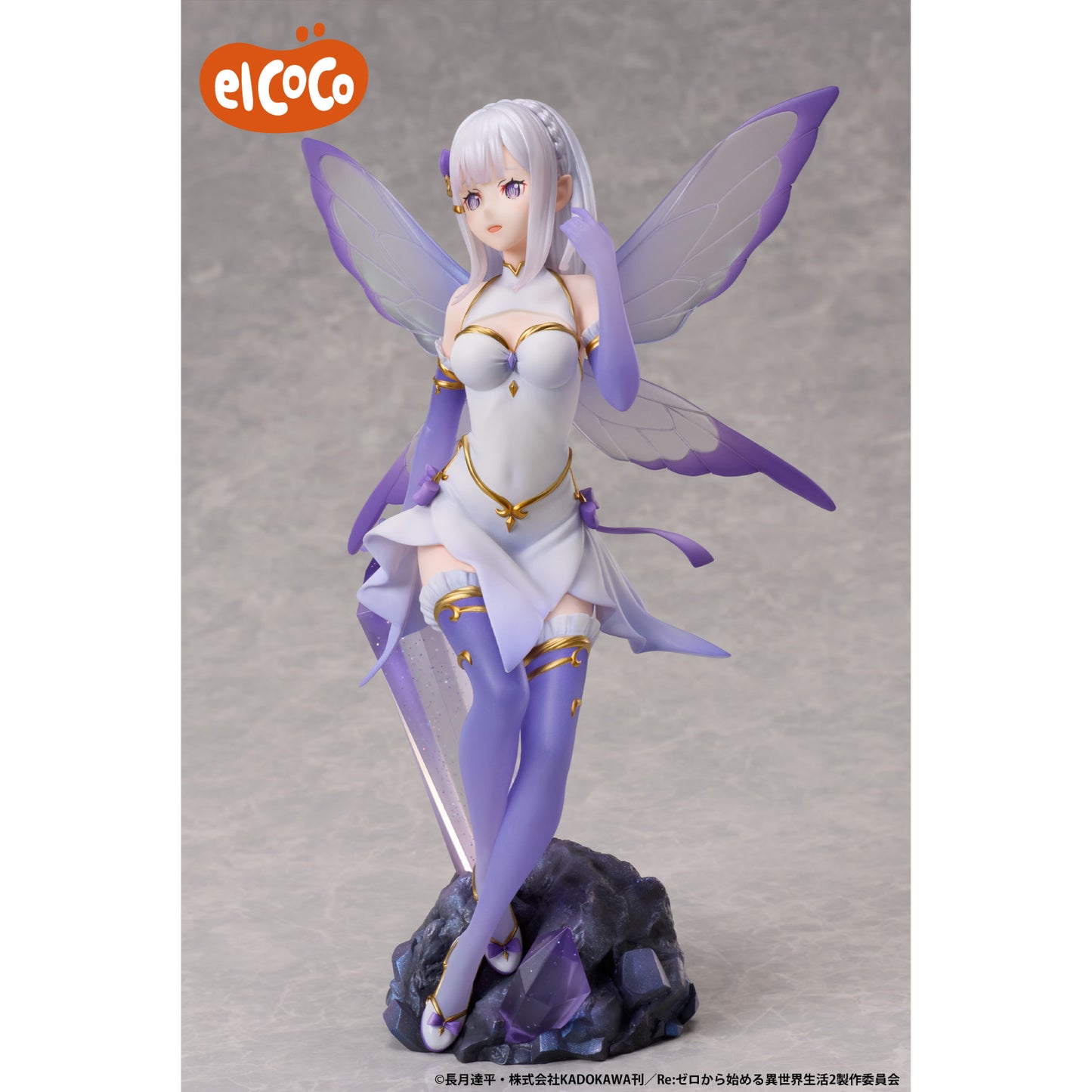 Re:Zero - elCOCO 1/7 Scale Figure Emilia Jewel Princess