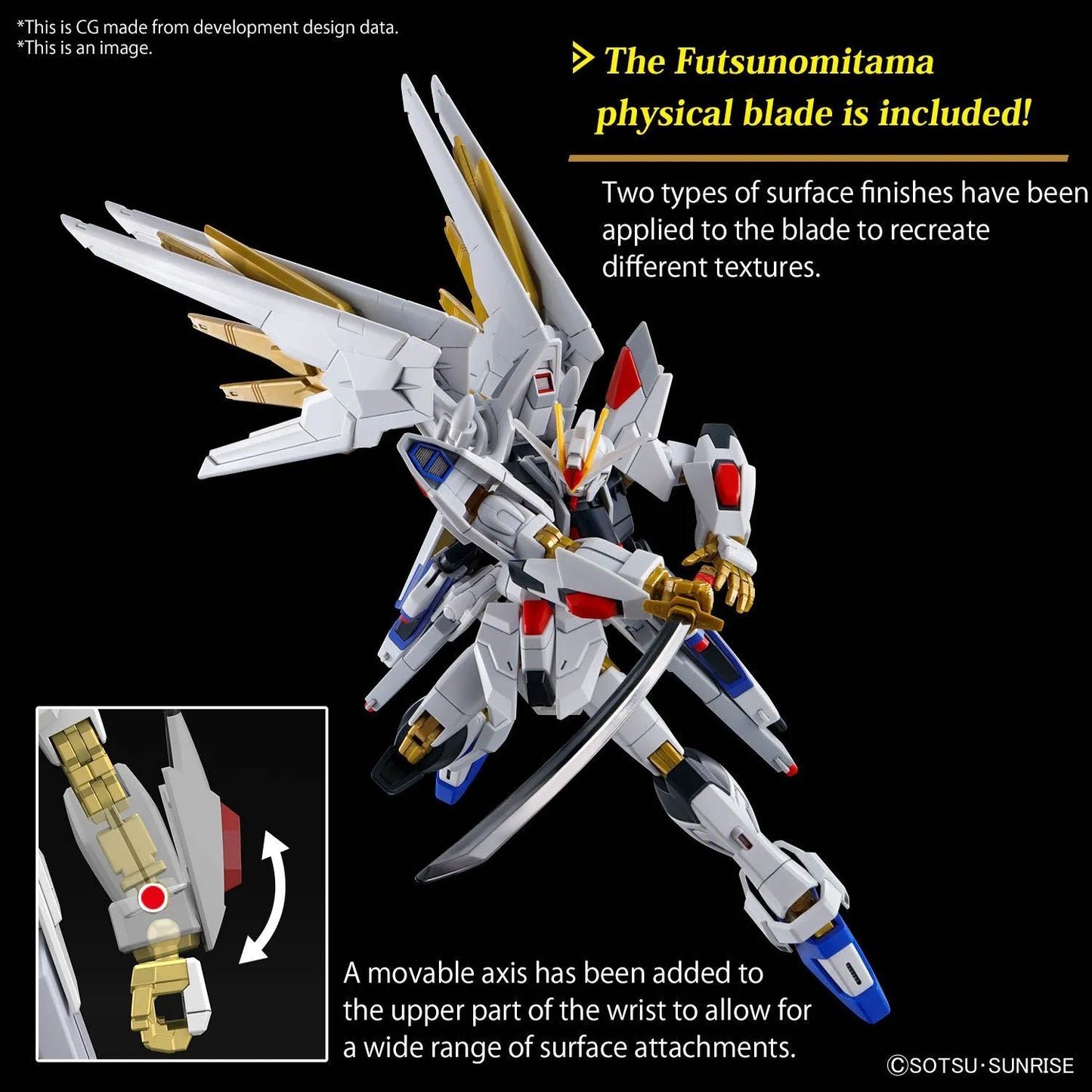 GUNDAM - HG 1/144 Mighty Strike Freedom Gundam "SEED Freedom"