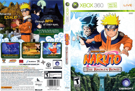 Naruto: The Broken Bond - Xbox 360 Game