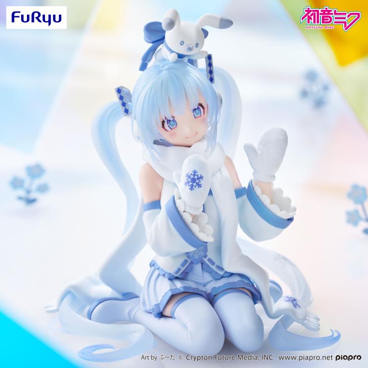 Vocaloid Snow Miku (Sky Town 10th Ver.) Noodle Stopper Figure